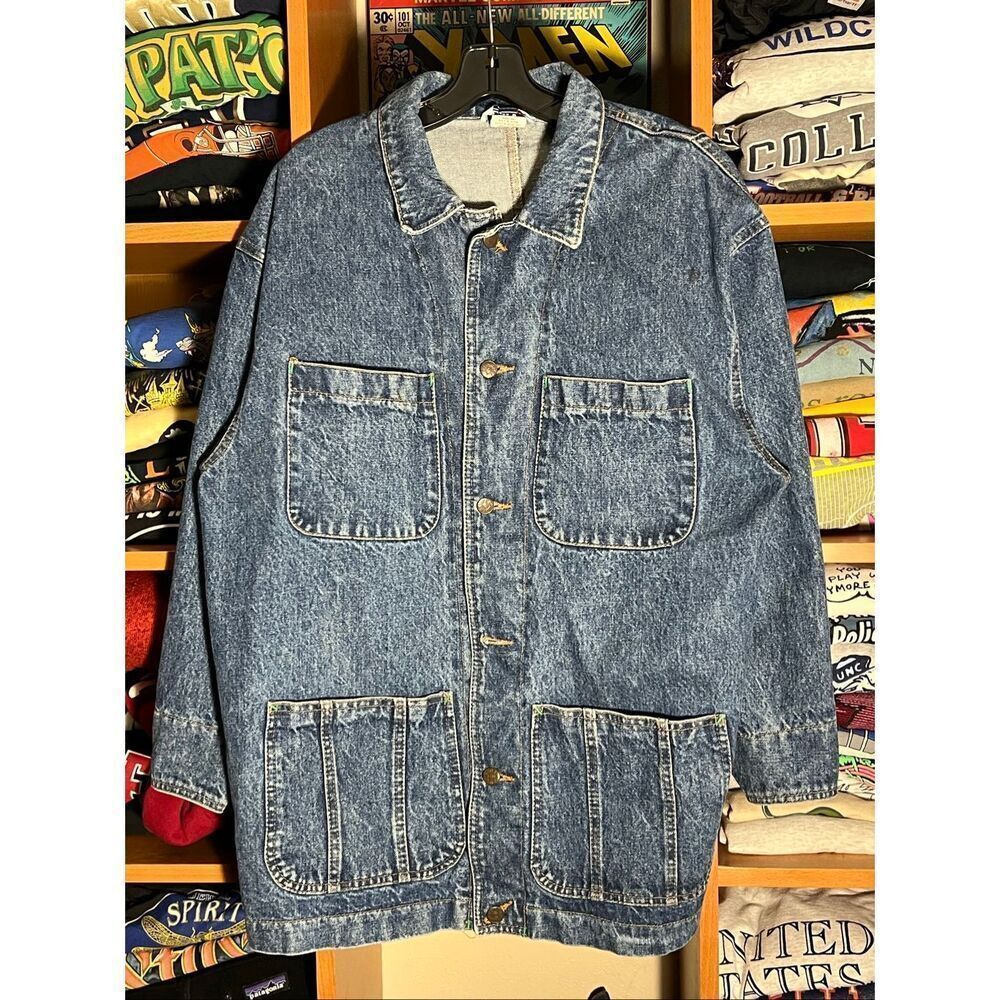 Vintage 90s Zena Men’s Chore Barn Denim Jacket